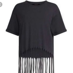 All Saints fringe top